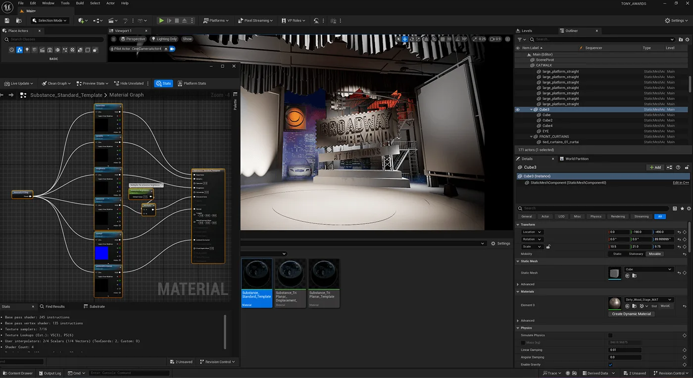 CBS Tony Awards VR Studio