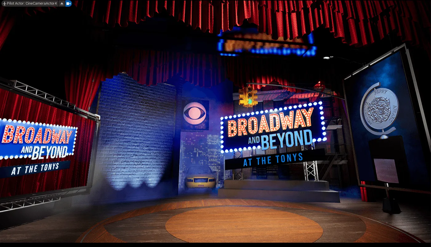 CBS Tony Awards VR Studio
