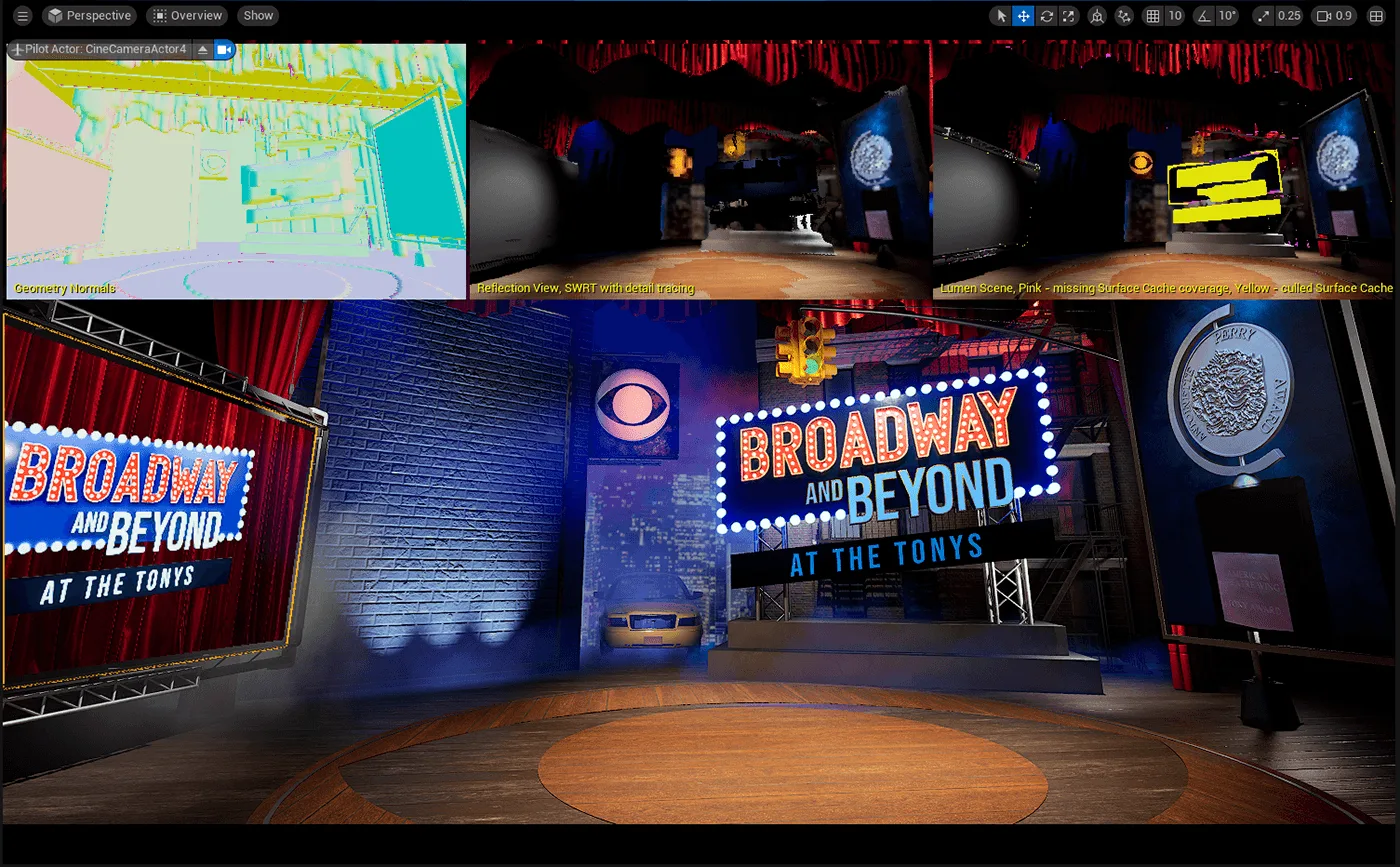 CBS Tony Awards VR Studio